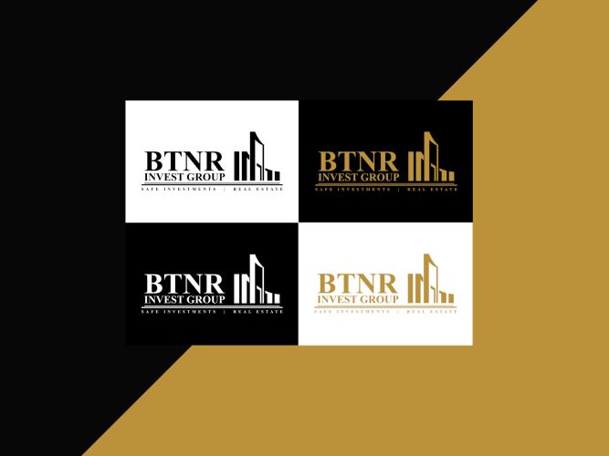 BTNR Real Estate Logo design